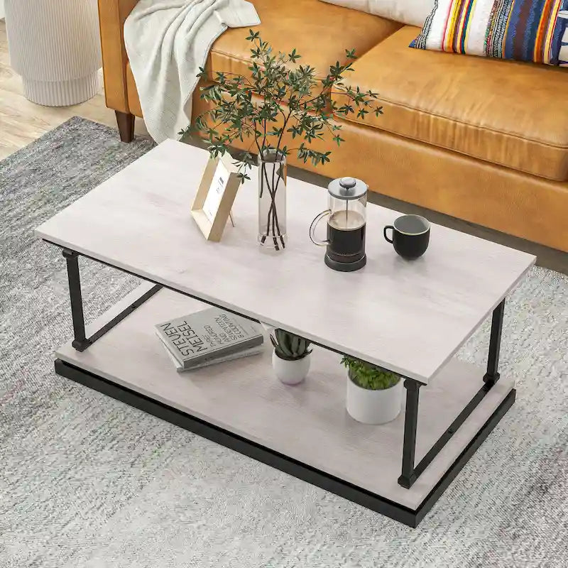 Table basse Marcin Transitional 47 pouces à 1 étagère par Furniture of America