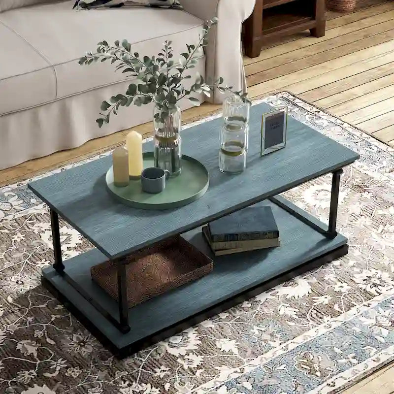 Table basse Marcin Transitional 47 pouces à 1 étagère par Furniture of America