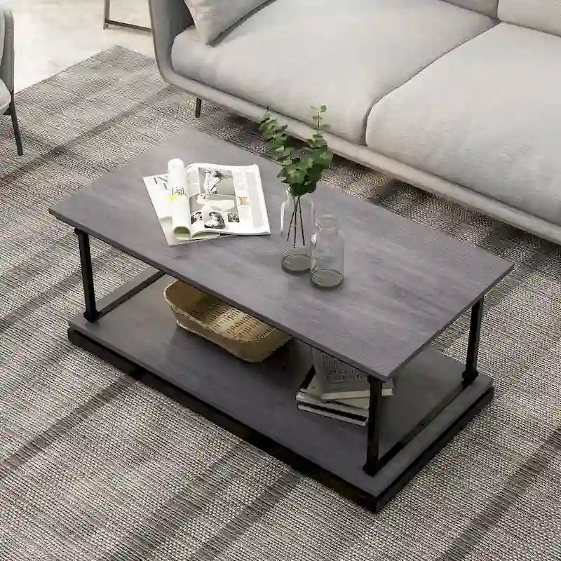 Table basse Marcin Transitional 47 pouces à 1 étagère par Furniture of America