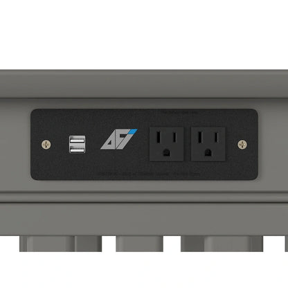 Ensemble de 2 tables d'appoint AFI Mission avec chargeur intégré