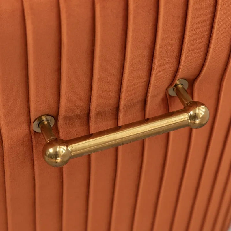 Ensemble de 2 chaises de salle à manger d'appoint SEYNAR en velours style milieu du siècle avec poignée arrière