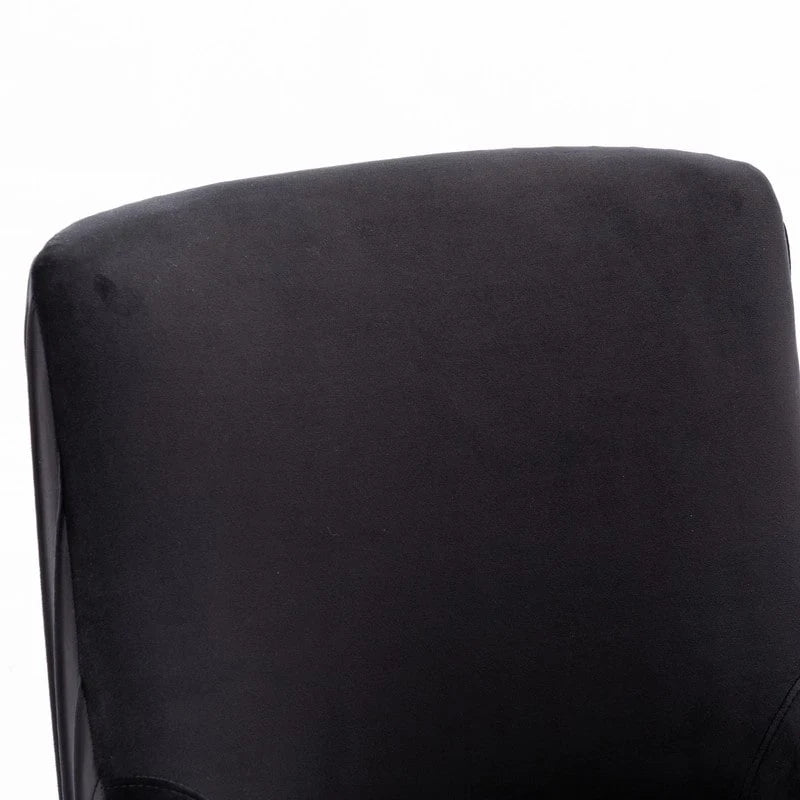 Ensemble de 2 chaises de salle à manger d'appoint SEYNAR en velours style milieu du siècle avec poignée arrière