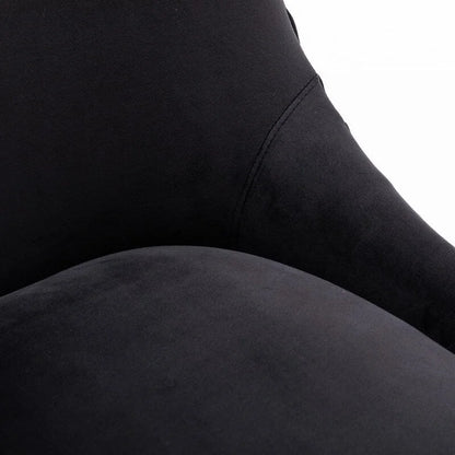 Ensemble de 2 chaises de salle à manger d'appoint SEYNAR en velours style milieu du siècle avec poignée arrière