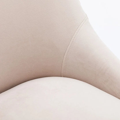 Ensemble de 2 chaises de salle à manger d'appoint SEYNAR en velours style milieu du siècle avec poignée arrière