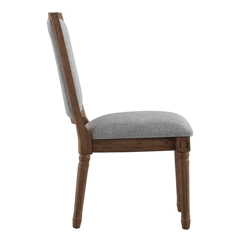 Chaises de salle à manger en lin orné Deana (ensemble de 2) par iNSPIRE Q Artisan