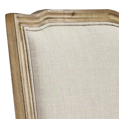 Chaises de salle à manger en lin orné Deana (ensemble de 2) par iNSPIRE Q Artisan