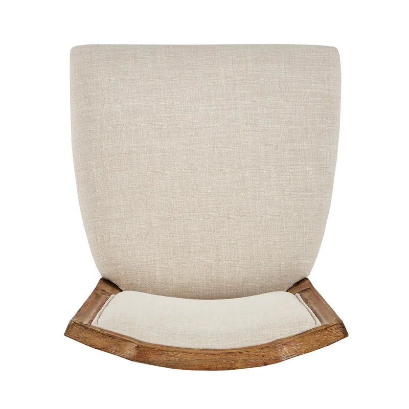 Chaises de salle à manger en lin orné Deana (ensemble de 2) par iNSPIRE Q Artisan