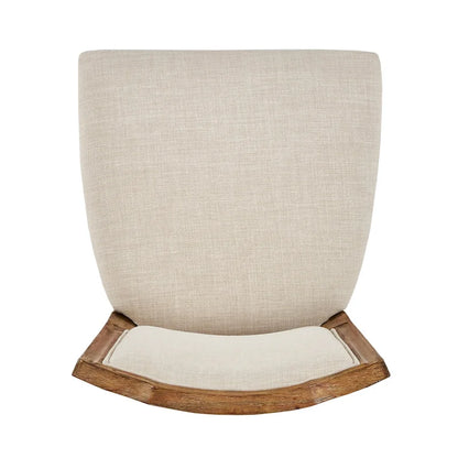 Chaises de salle à manger en lin orné Deana (ensemble de 2) par iNSPIRE Q Artisan