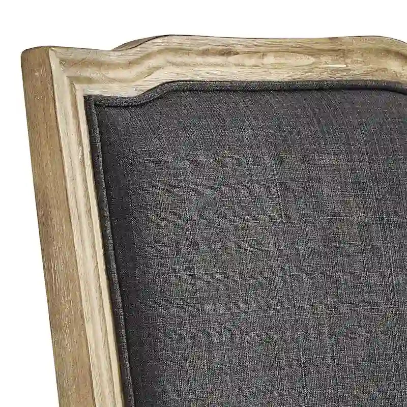 Chaises de salle à manger en lin orné Deana (ensemble de 2) par iNSPIRE Q Artisan