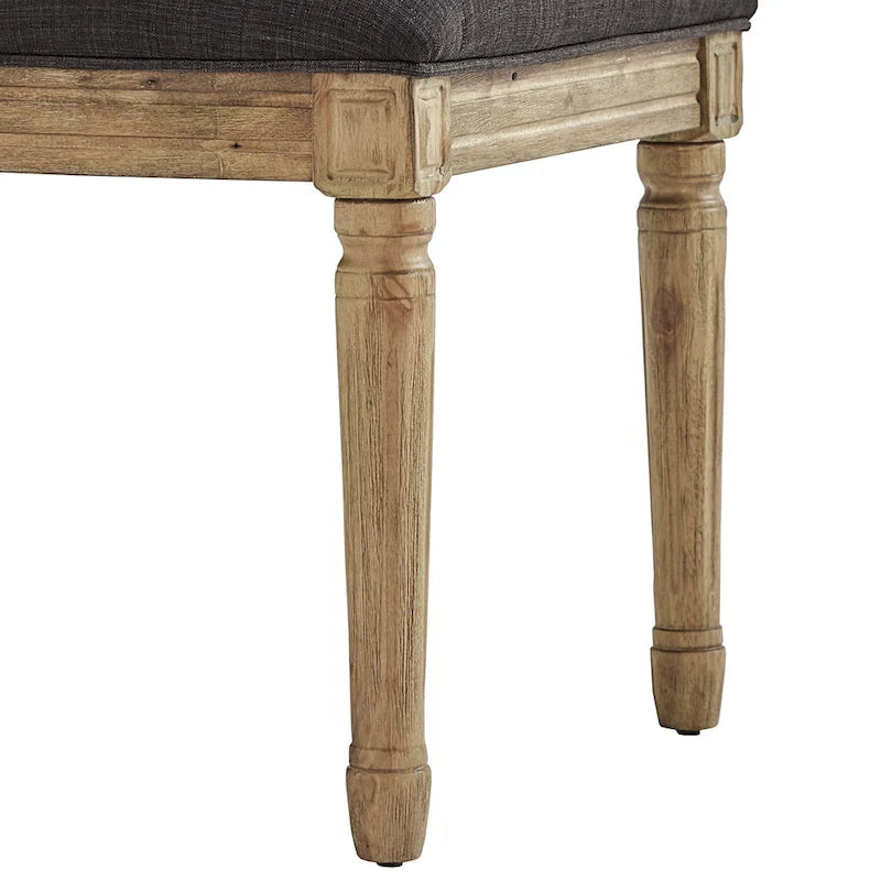 Chaises de salle à manger en lin orné Deana (ensemble de 2) par iNSPIRE Q Artisan