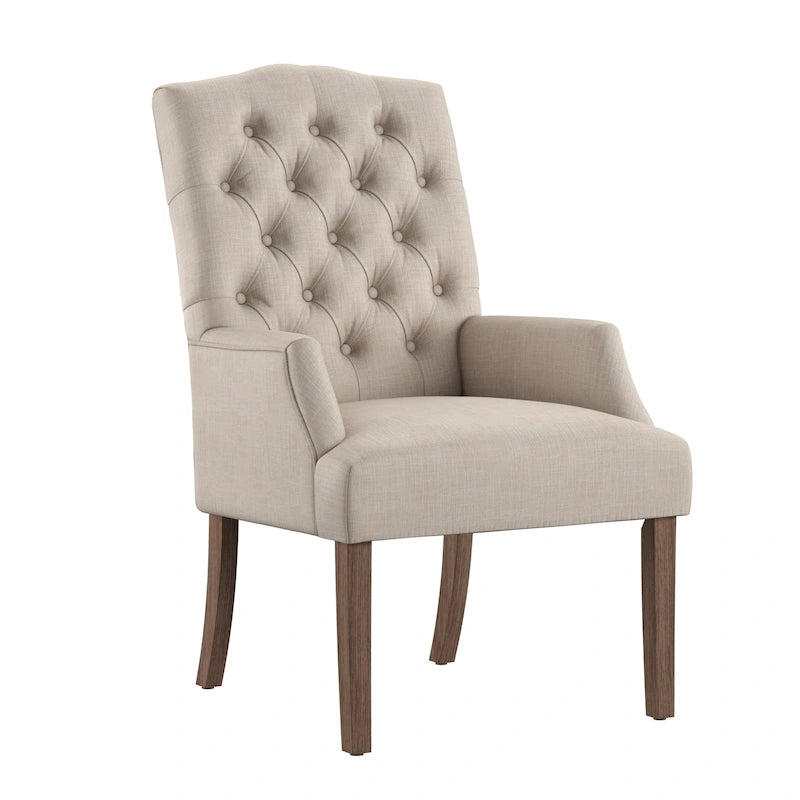 Fauteuil de salle à manger capitonné haut de gamme Benchwright par iNSPIRE Q Artisan
