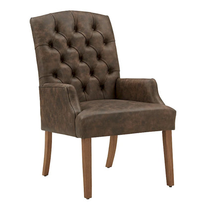 Fauteuil de salle à manger capitonné haut de gamme Benchwright par iNSPIRE Q Artisan