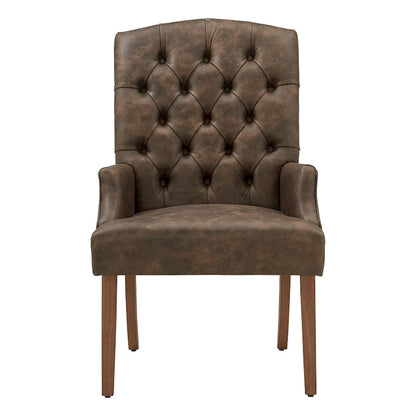 Fauteuil de salle à manger capitonné haut de gamme Benchwright par iNSPIRE Q Artisan