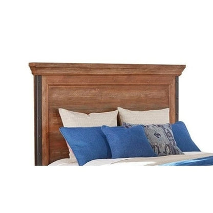 Taos Canyon Brown King Panel Headboard