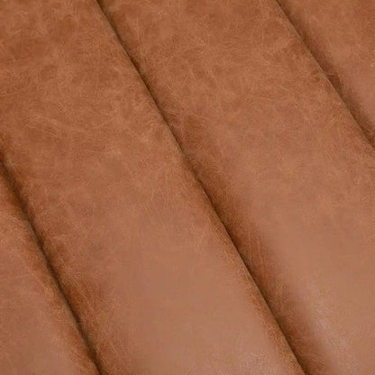 SEYNAR Fauteuil pivotant rond capitonné en cuir PU style Mid-Century (lot de 2)