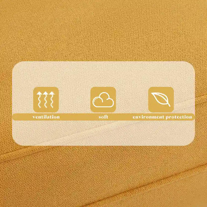 Fauteuil club capitonné avec repose-pieds et coussin