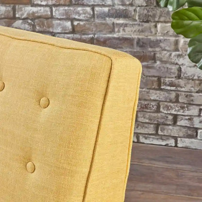 Fauteuil inclinable Mervynn en tissu capitonné, style moderne du milieu du siècle, par Christopher Knight Home