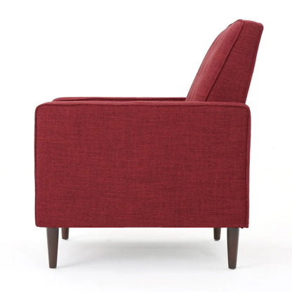 Fauteuil inclinable Mervynn en tissu capitonné, style moderne du milieu du siècle, par Christopher Knight Home