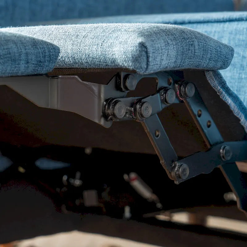 Fauteuil inclinable Mervynn en tissu capitonné, style moderne du milieu du siècle, par Christopher Knight Home