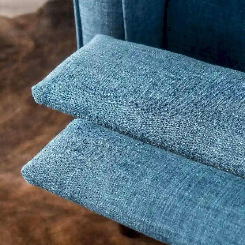 Fauteuil inclinable Mervynn en tissu capitonné, style moderne du milieu du siècle, par Christopher Knight Home