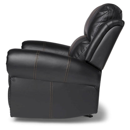 Fauteuil inclinable à bascule Charlie en similicuir par Christopher Knight Home