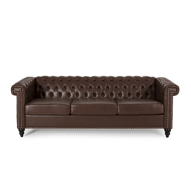 Canapé Chesterfield capitonné 3 places Parkhurst de Christopher Knight Home