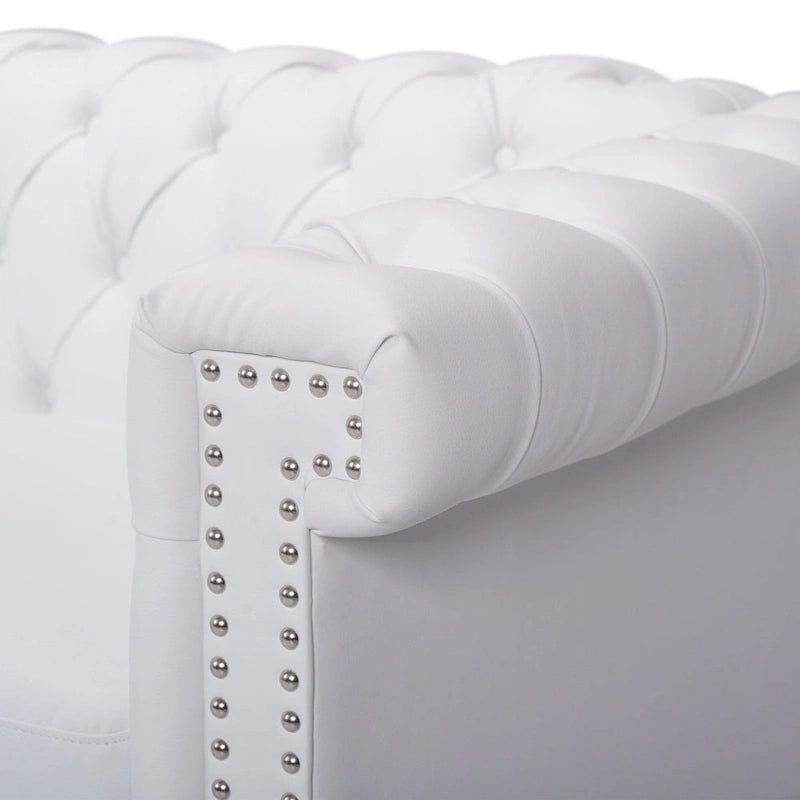 Canapé Chesterfield capitonné 3 places Parkhurst de Christopher Knight Home