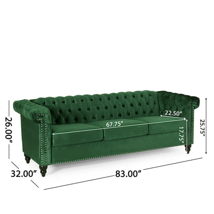 Canapé Chesterfield capitonné 3 places Parkhurst de Christopher Knight Home