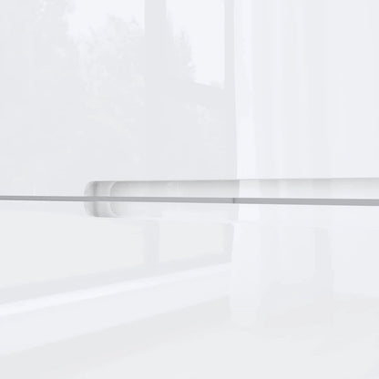 Commode brillante de 63 pouces avec commode claire, 8 tiroirs et grand plateau