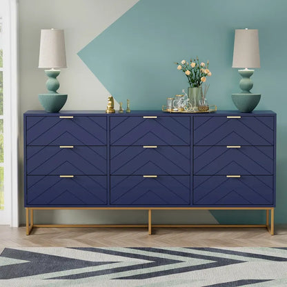 Commode à 9 tiroirs, tour de rangement, meuble de chambre, organisateur de salon