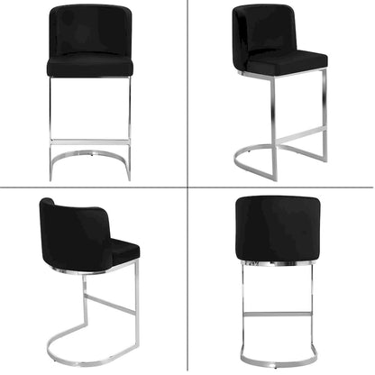 26 tabourets de bar rembourrés, hauteur comptoir - 46 cm (L) x 50 cm (P) x 95 cm (H)