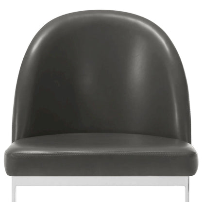 26 tabourets de bar de hauteur comptoir, revêtus de similicuir et dotés de pieds en métal - 38,8 cm (H) x 17,9 cm (L) x 20,9 cm (P)