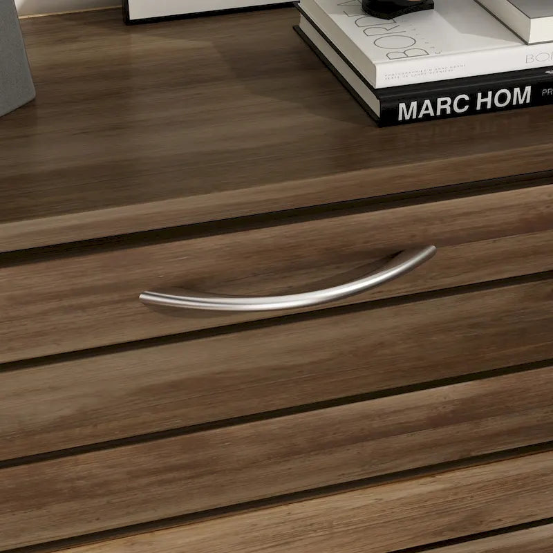 Meuble à chaussures à deux tiroirs de 22,4 cm de large, organisateur de chaussures à tiroirs rabattables