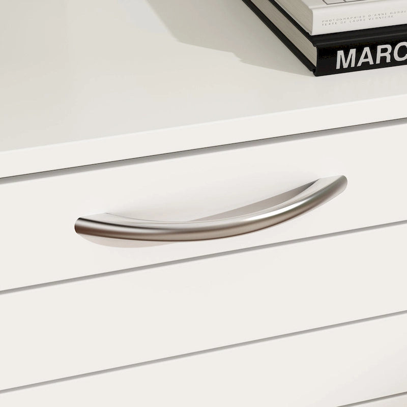 Meuble à chaussures à deux tiroirs de 22,4 cm de large, organisateur de chaussures à tiroirs rabattables