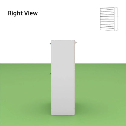 Meuble à chaussures à deux tiroirs de 22,4 cm de large, organisateur de chaussures à tiroirs rabattables