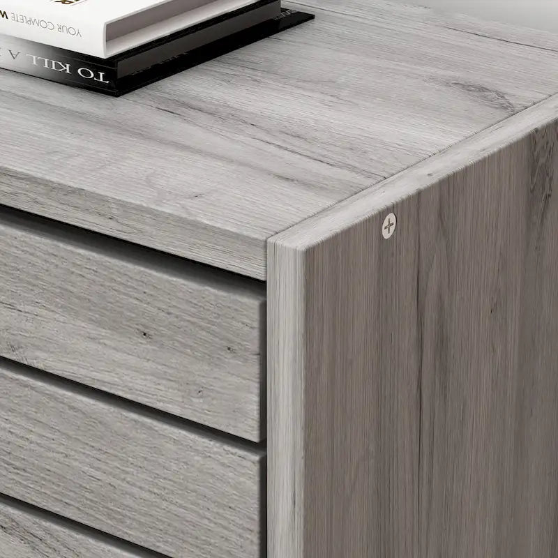 Meuble à chaussures à deux tiroirs de 22,4 cm de large, organisateur de chaussures à tiroirs rabattables