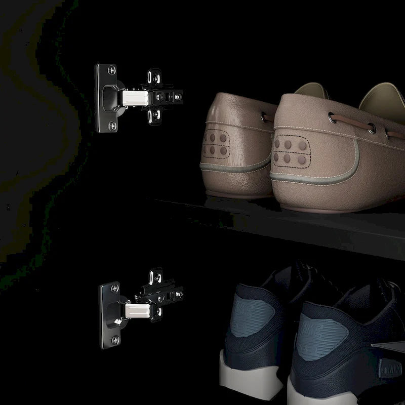 Banc de rangement pour chaussures d'entrée avec 2 portes et coussin d'assise rembourré