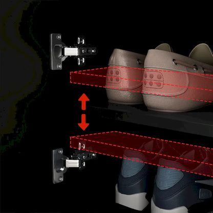 Banc de rangement pour chaussures d'entrée avec 2 portes et coussin d'assise rembourré