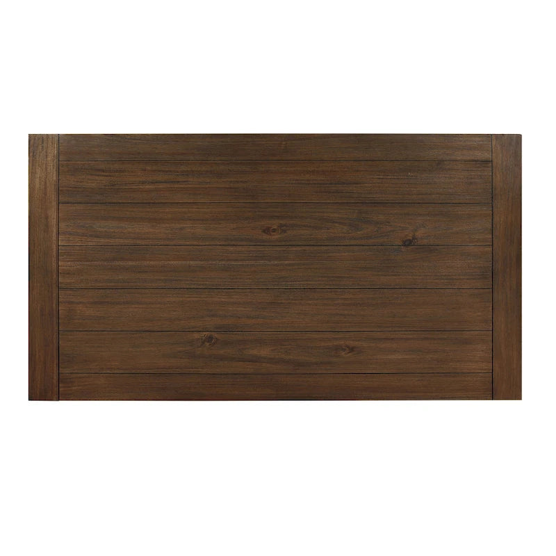 Table basse Steve Silver Jillian en bois ivoire et moka avec roulettes