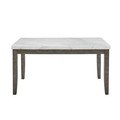 Table de salle à manger Steve Silver Ellington avec plateau en marbre