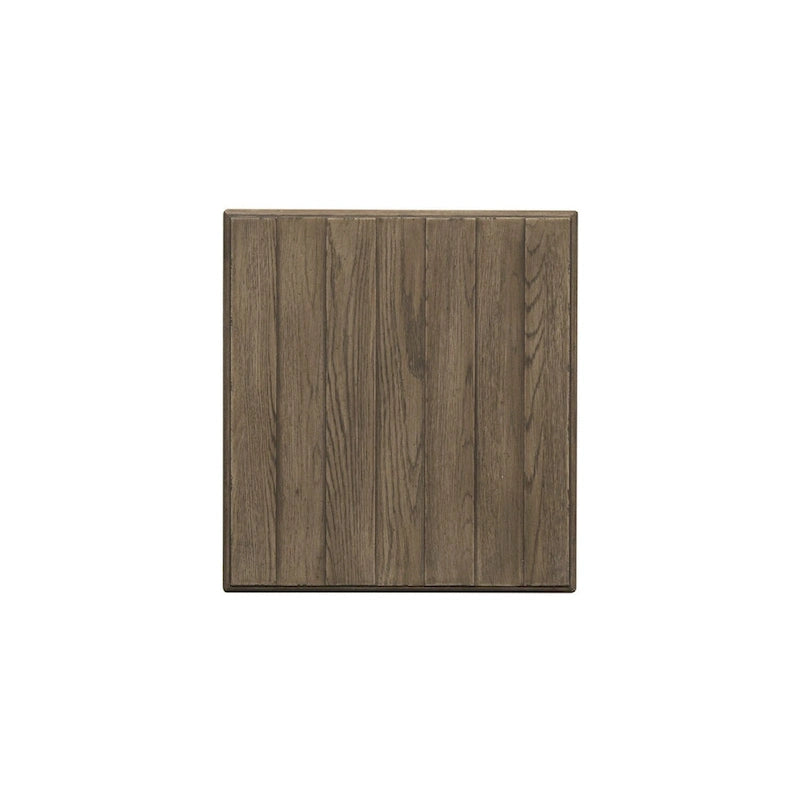 Table d'appoint Heartland blanc antique à 1 tiroir