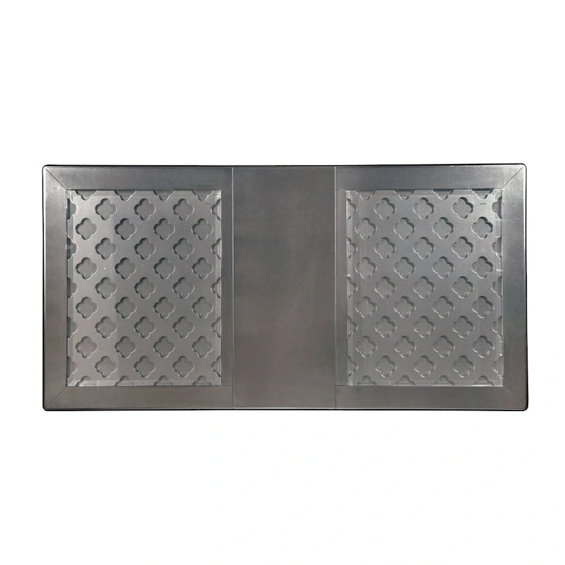 Table de salle à manger extensible Furniture of America Tily Glam Grey 84 pouces