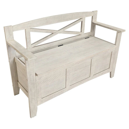 Banc d'entrée avec rangement rabattable