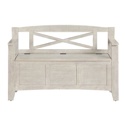 Banc d'entrée avec rangement rabattable