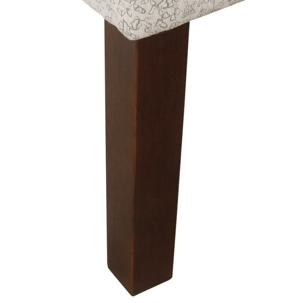 Fauteuil d'appoint Porch &amp; Den Lyric Swoop Arm crème/gris à motif vintage.