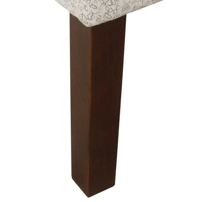 Fauteuil d'appoint Porch &amp; Den Lyric Swoop Arm crème/gris à motif vintage.