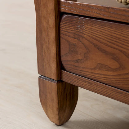 Table d'appoint Leick Home Slatestone à un tiroir avec revêtement en ardoise