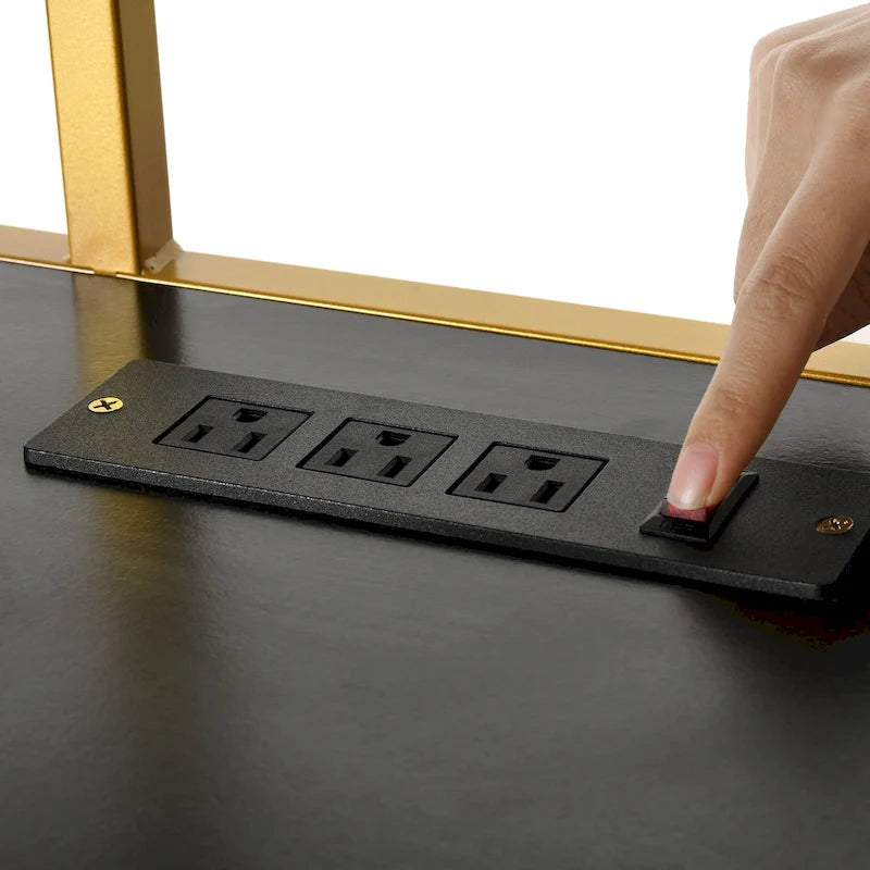 Meuble pour aquarium Moasis 55-75 gallons avec prise électrique, console pour entrée