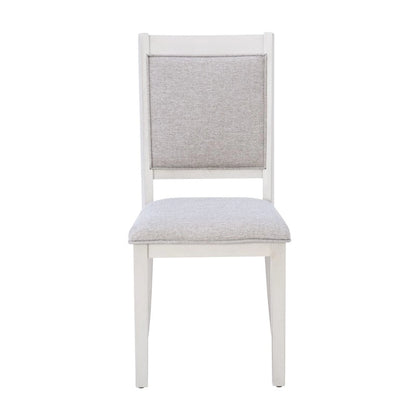 Ensemble de salle à manger McKee 7 pièces blanc style ferme