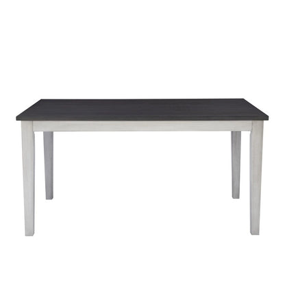 Ensemble de salle à manger McKee 7 pièces blanc style ferme